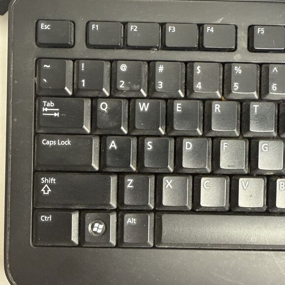 Dell Wired USB Keyboard Black KB2521 - Tested and Working - Picture 2 of 7